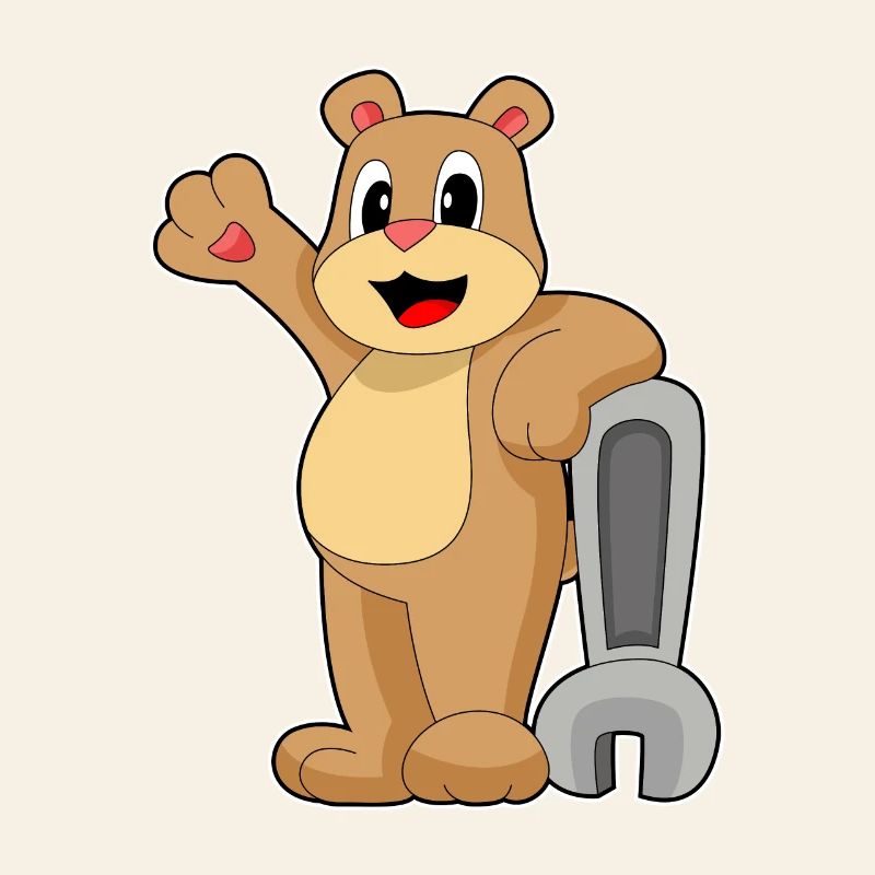 Bear Mechanic Wrench Workshop