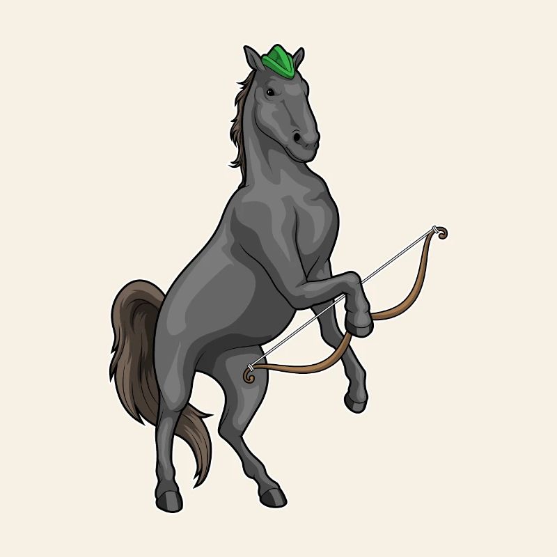 Arc d’archer de cheval