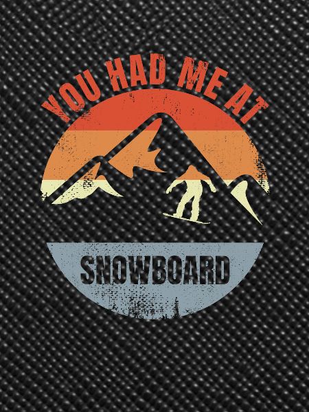 Blague de snowboarder
