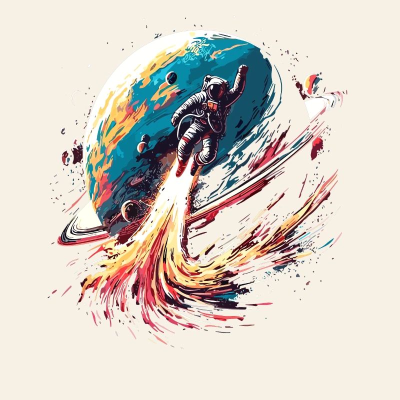 Art de la planète astronaute