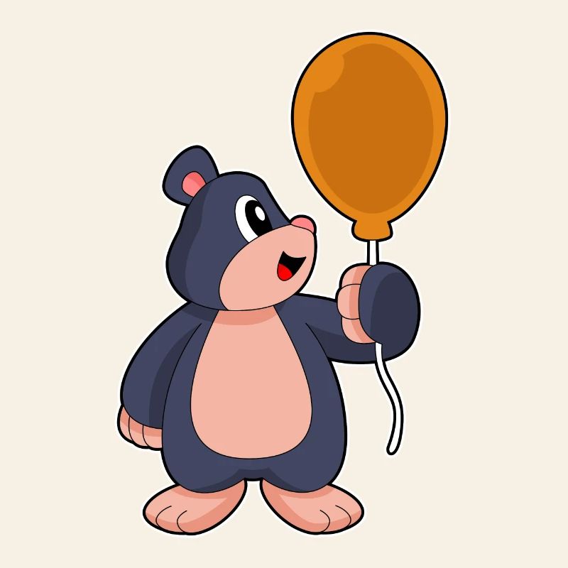 Maulwurf Luftballon