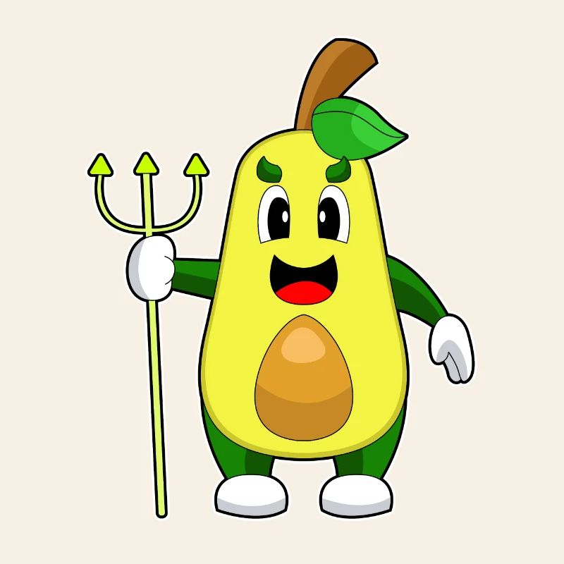 Avocat Halloween Devil
