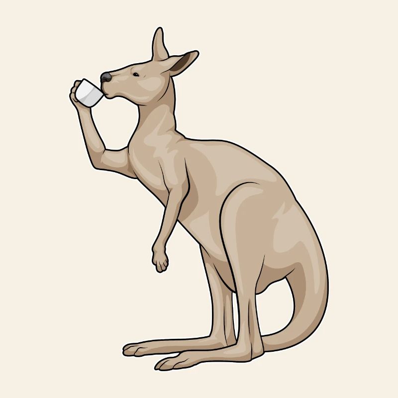 Kangaroo Coffee Mug