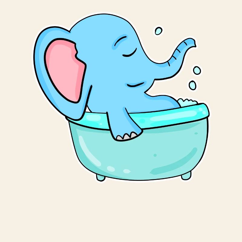 Bathtub Elephant