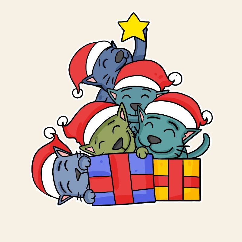 Cat Tree Christmas Christmas Tree