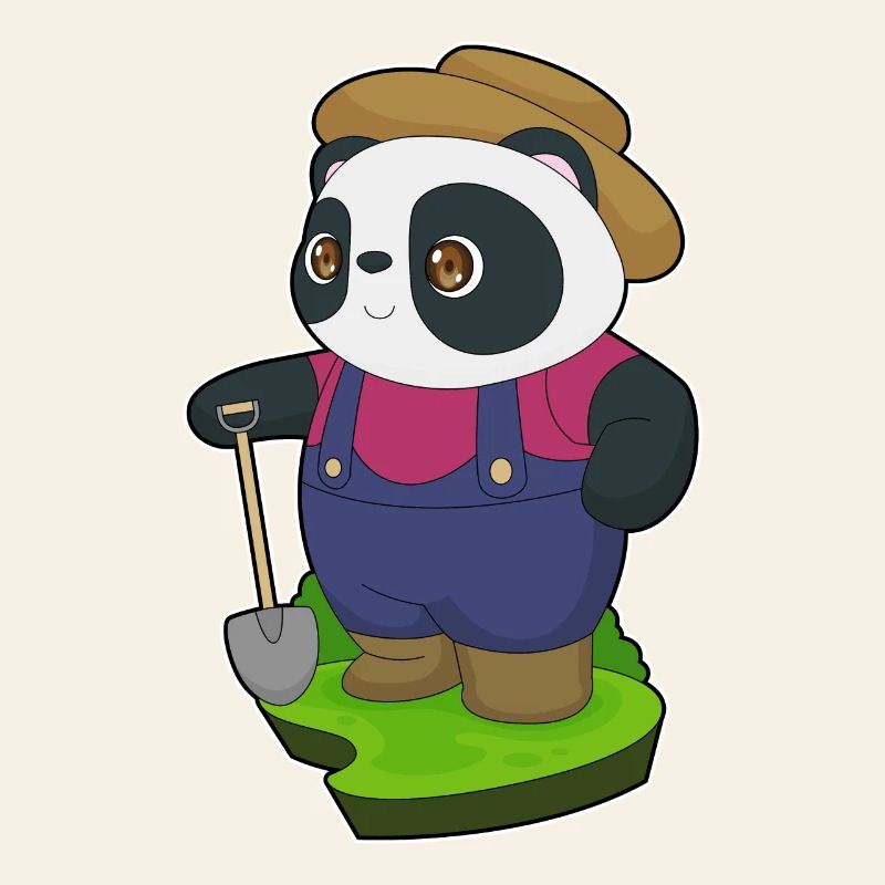 Ferme de pelles Panda Farmer