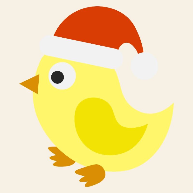 Festive Christmas Chick