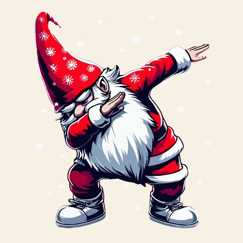 Dabbing Weihnachtsmann Dab Nikolaus