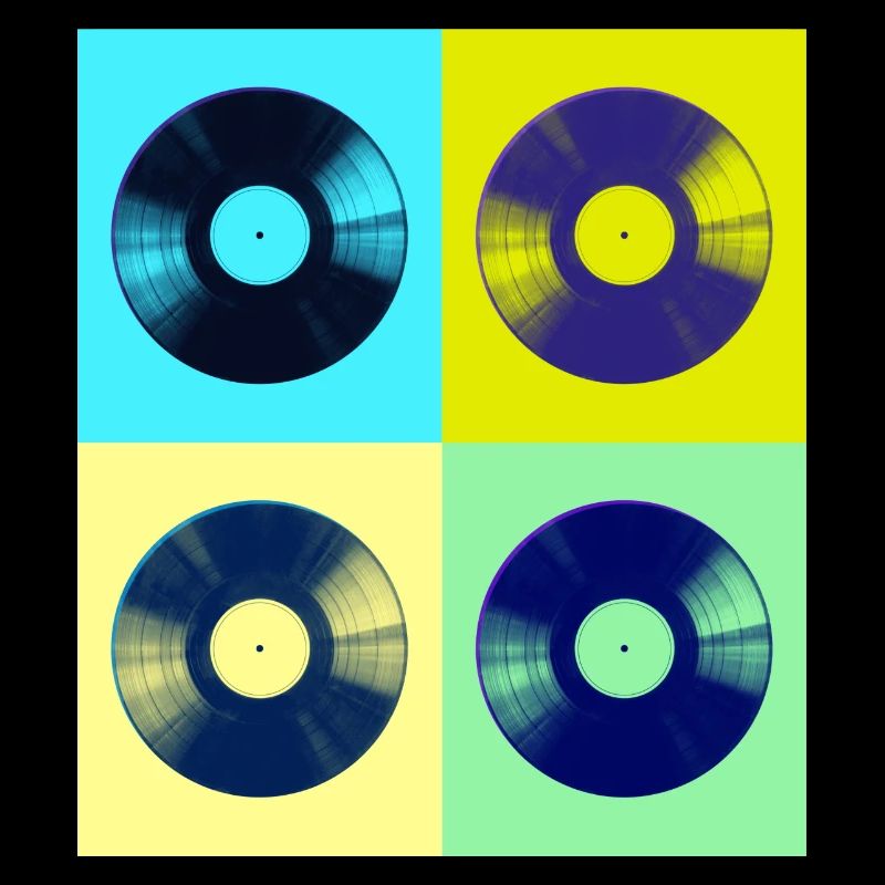 Albums vinyles pop art