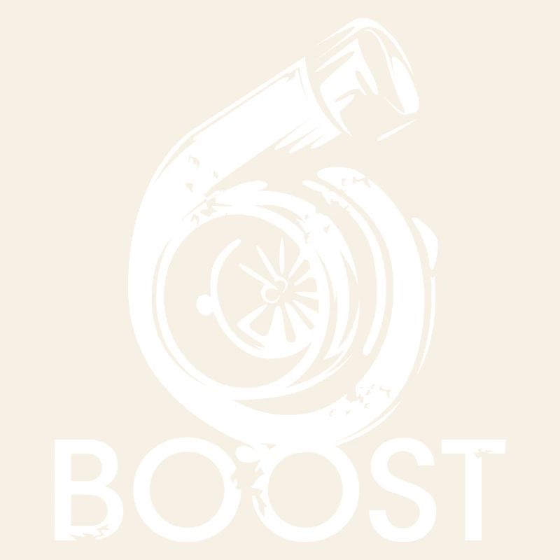 boost engine icon turbo illustration racing tuner