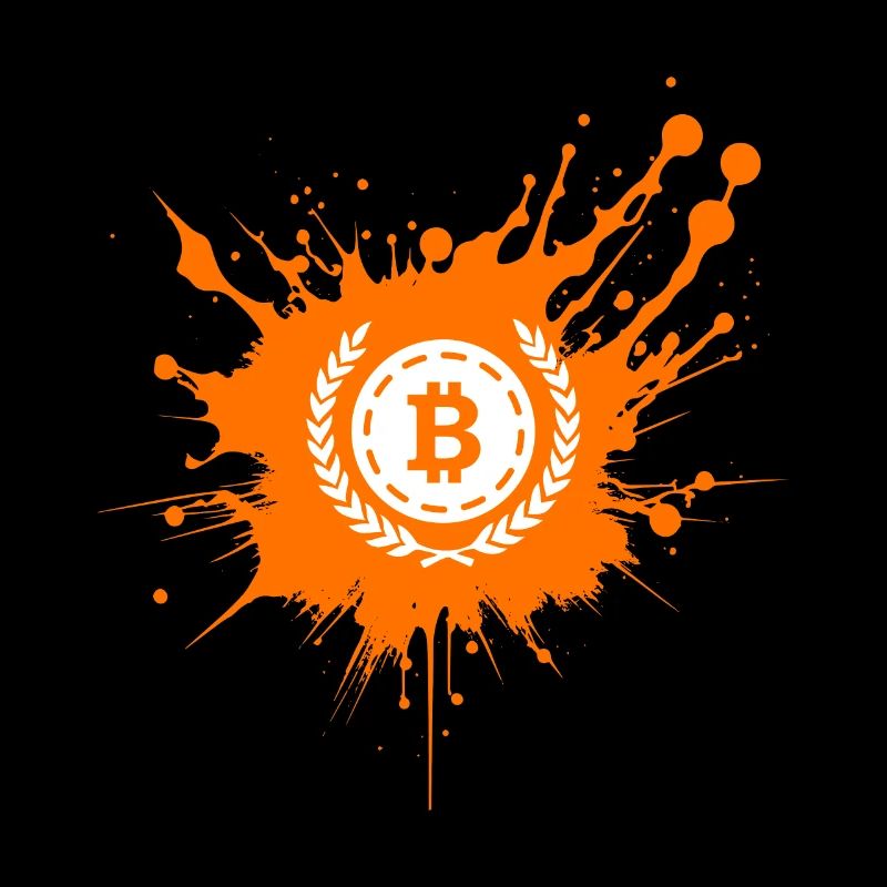 Bitcoin Crypto Cryptocurrency Splash