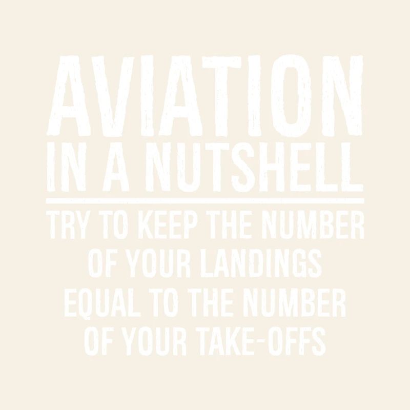 Aviation In A Nutshell Funny
