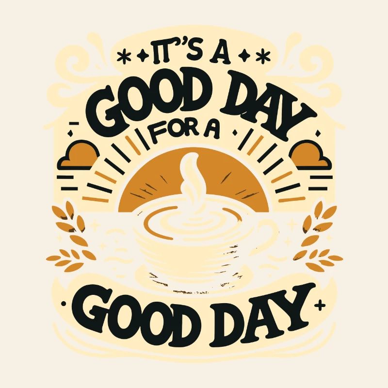 Good Day Coffee Magic Motif