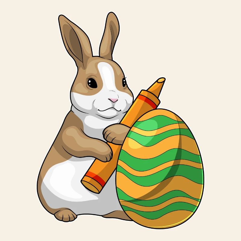 Bunny Easter Coloring