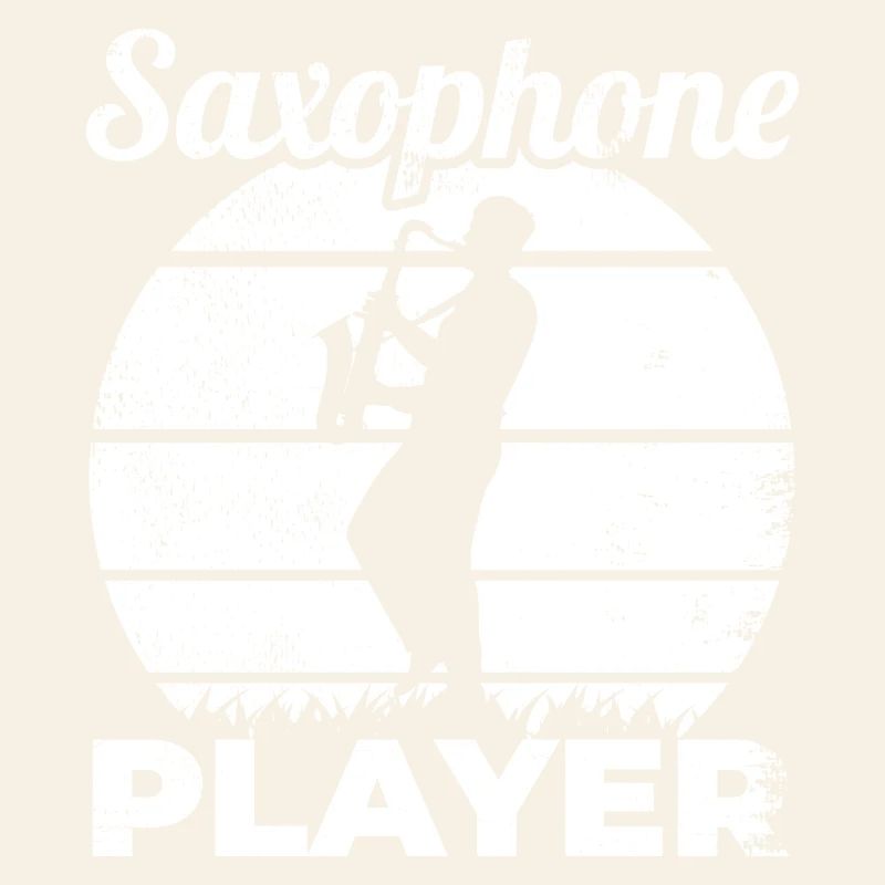 Funny saxophone player