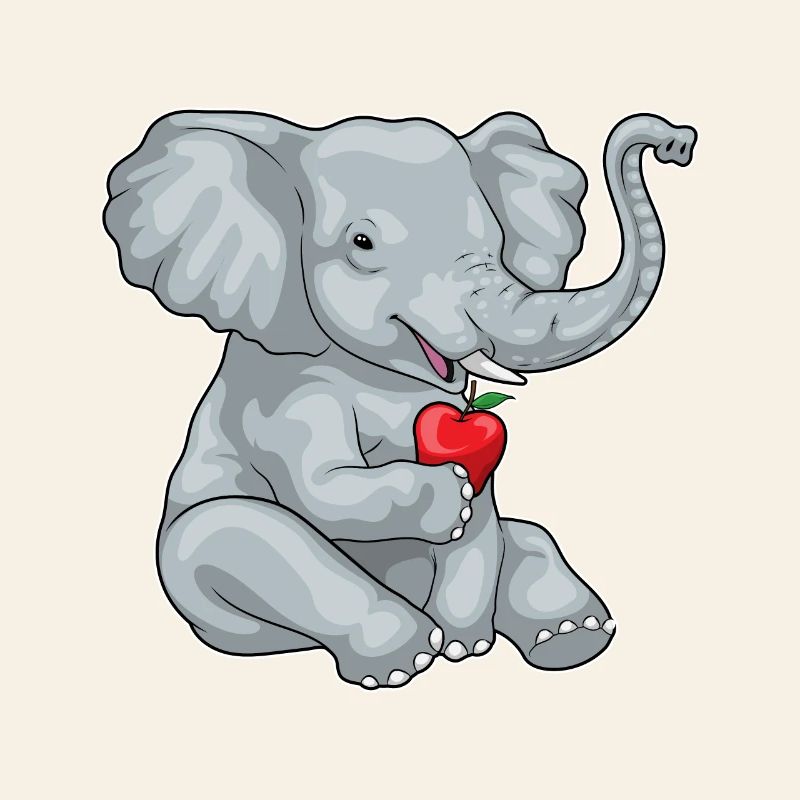 Elefant Apfel 