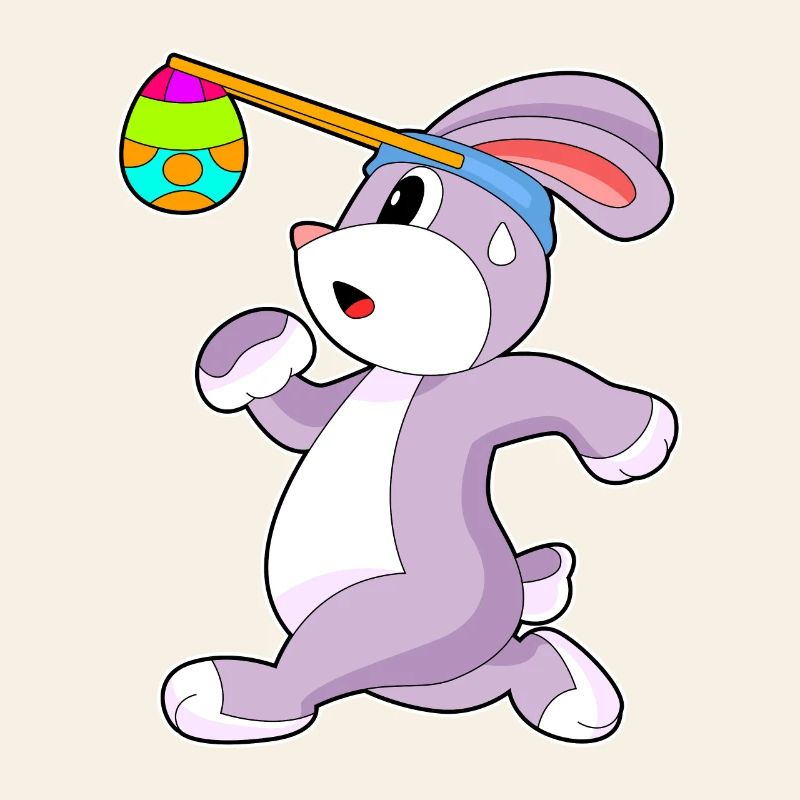 Bunny Easter Jogging