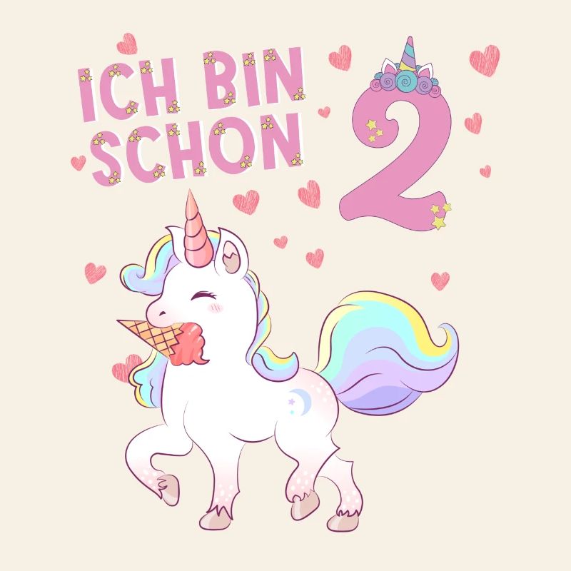 ich bin schon 2 Einhorn 