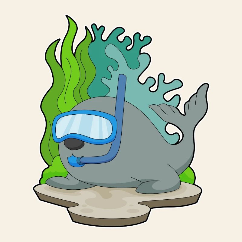 Seal Diver Snorkel Plongée