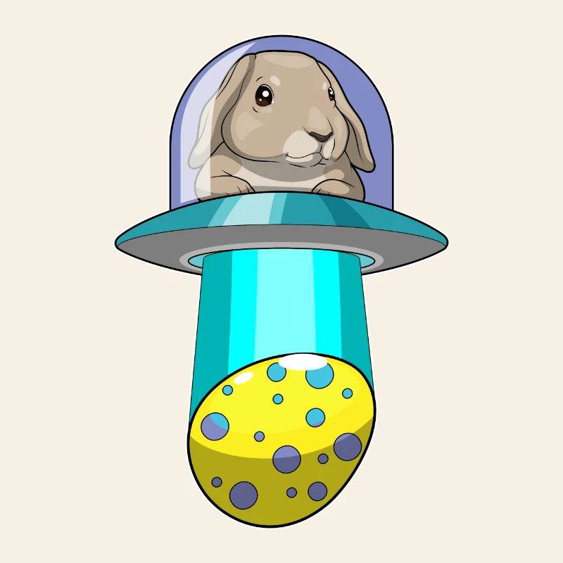 Bunny Easter Spaceship