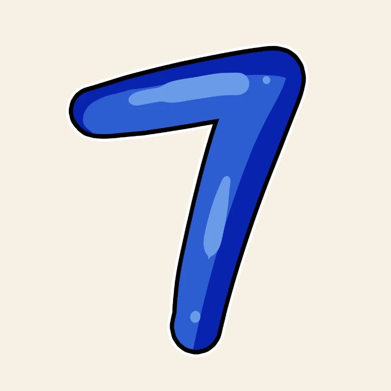 7 bleu