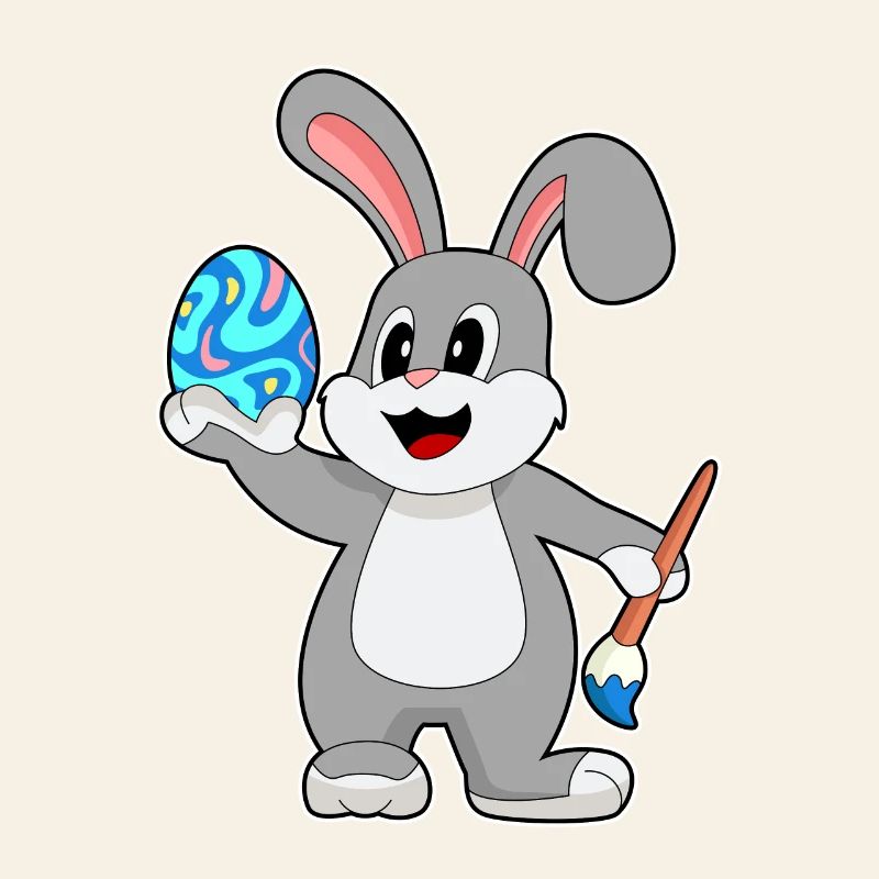 Bunny Easter Coloring