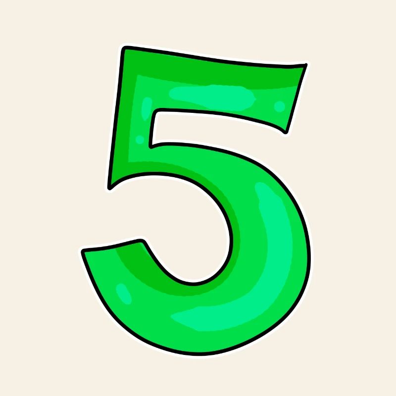Numéro 5 Numéro Vert