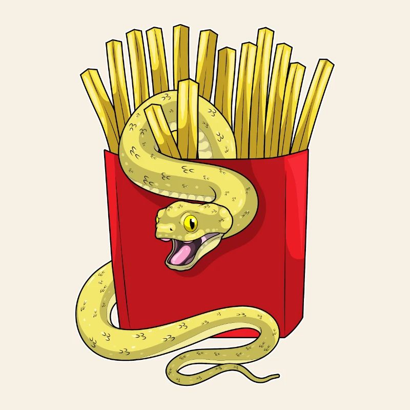 Frites serpent
