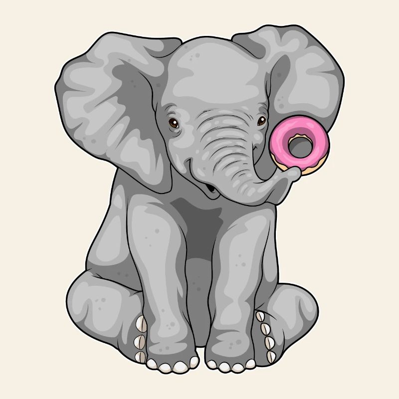 Elephant Donut
