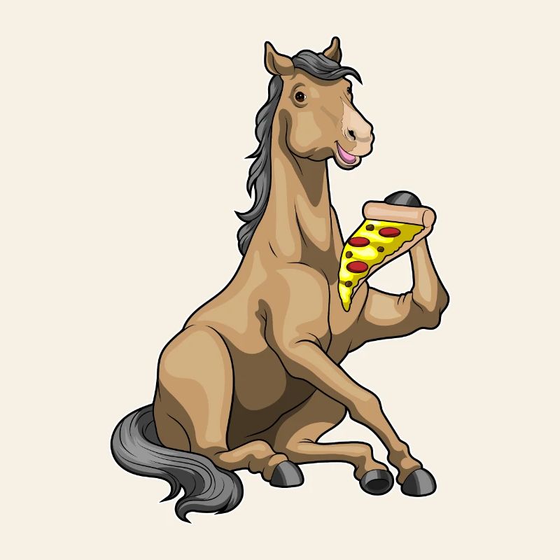 Pferd Pizza