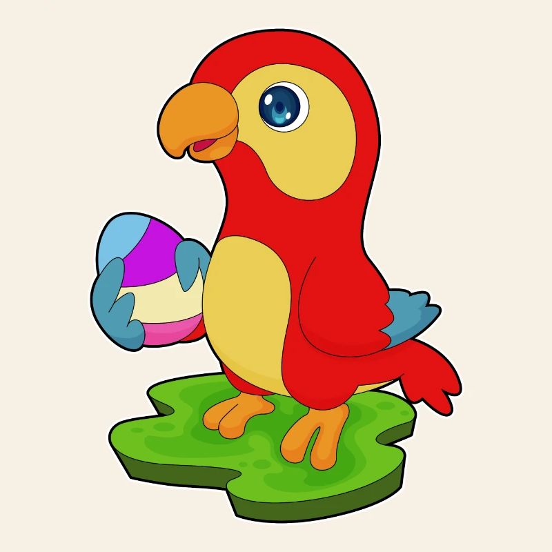 Parrot Easter Easter Egg