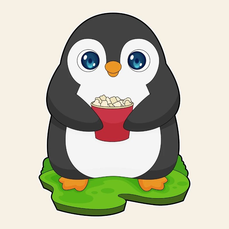 Pop-corn pingouin
