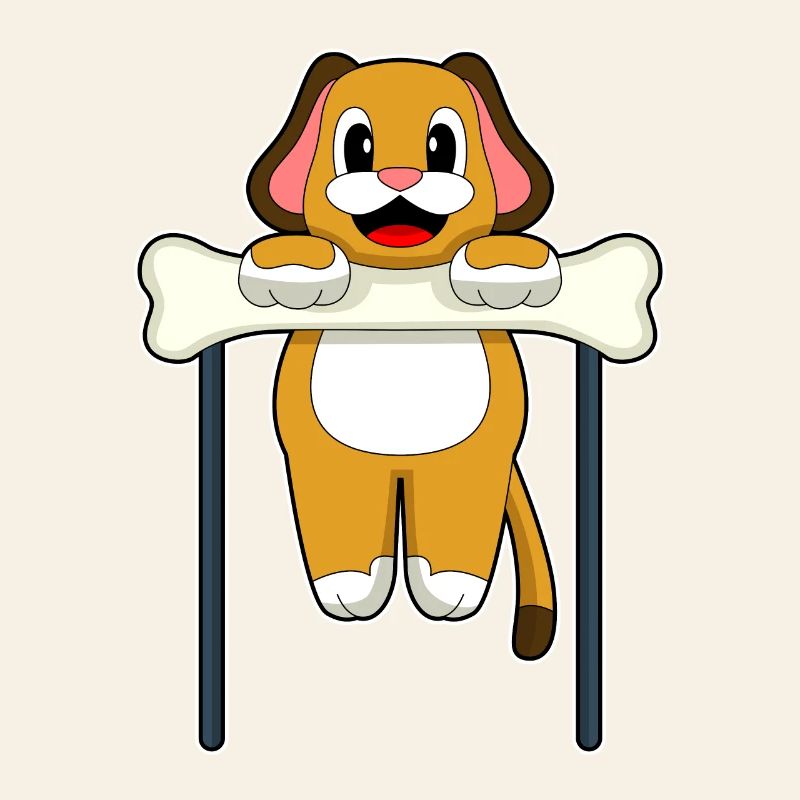 Dog Bodybuilder Pull-ups Bodybuilding