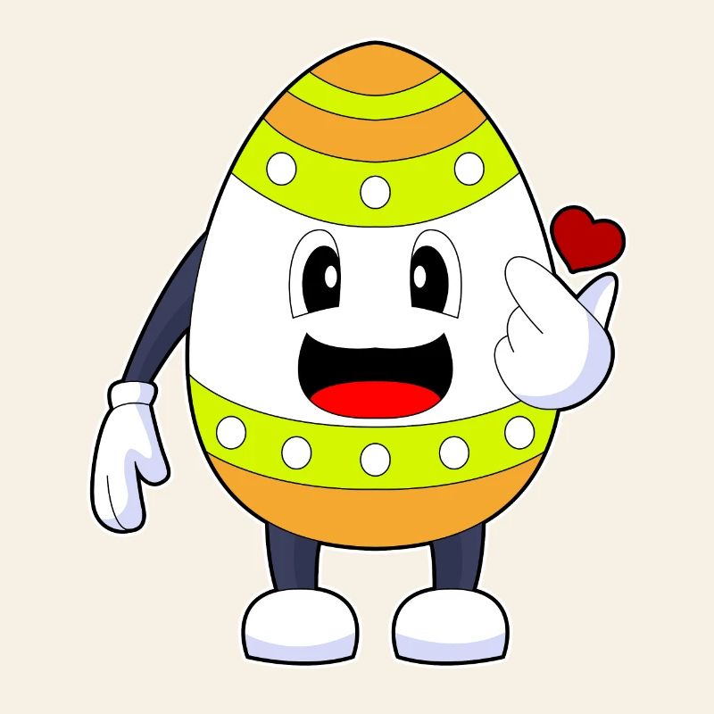Oeuf de Pâques lapin