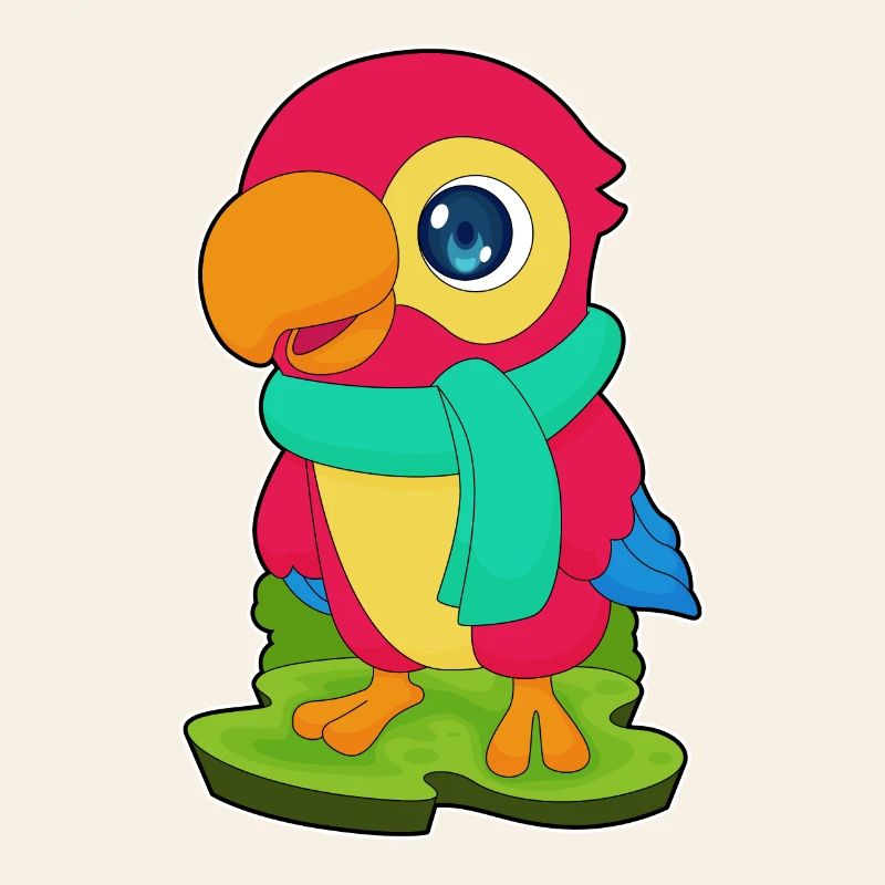 Écharpe d’hiver Parrot