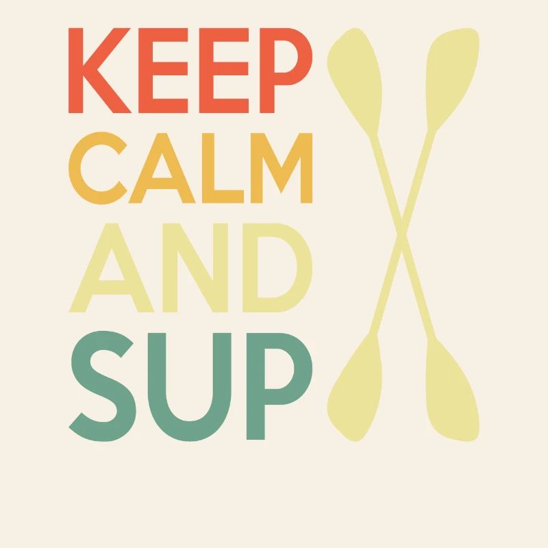 Casual Paddleboard Quote Design