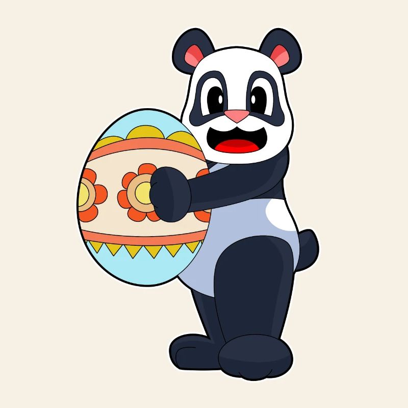 Oeuf de Pâques Panda