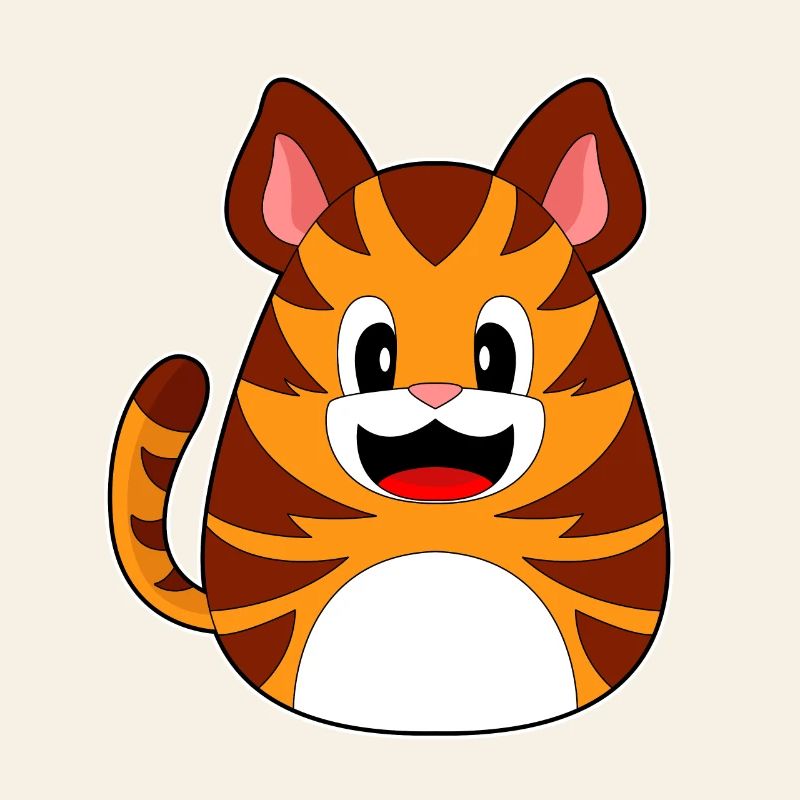 Oeuf de Pâques Tigre