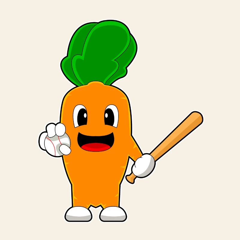 Carotte Baseball Batte de Baseball