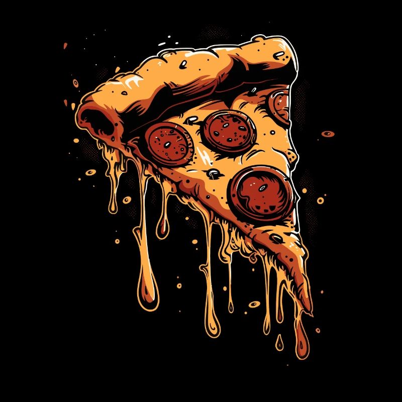 Pizzastück Grafik