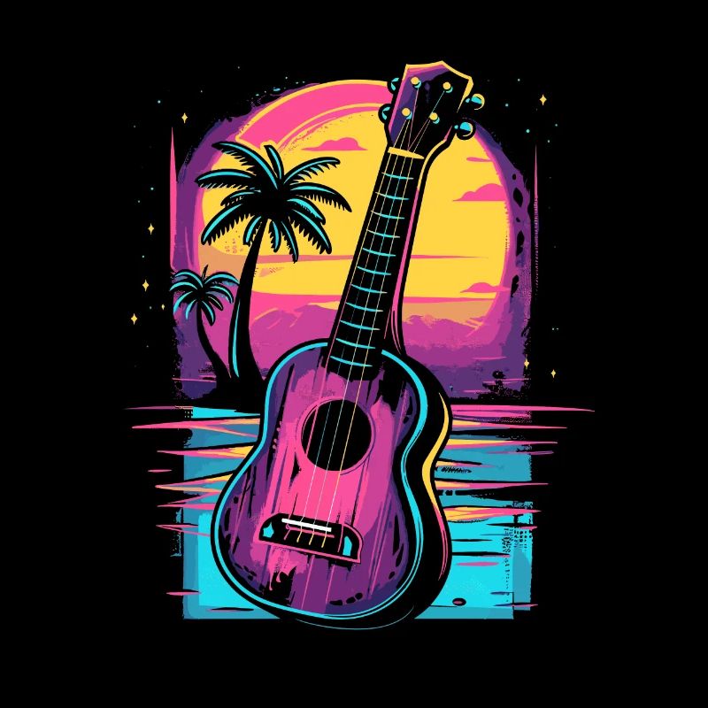 Ukulele 80s Look