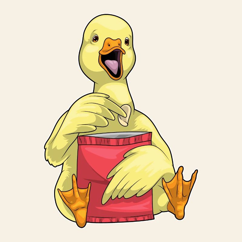 Duck potato chips