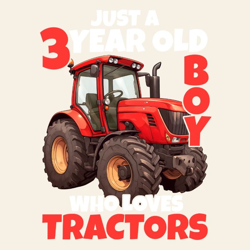 Traktor 3 Jahre 3. Geburtstag Junge Geschenk