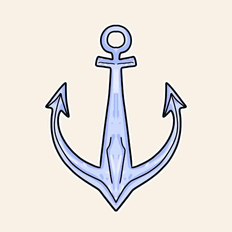 Anker Symbol Nordsee Boot