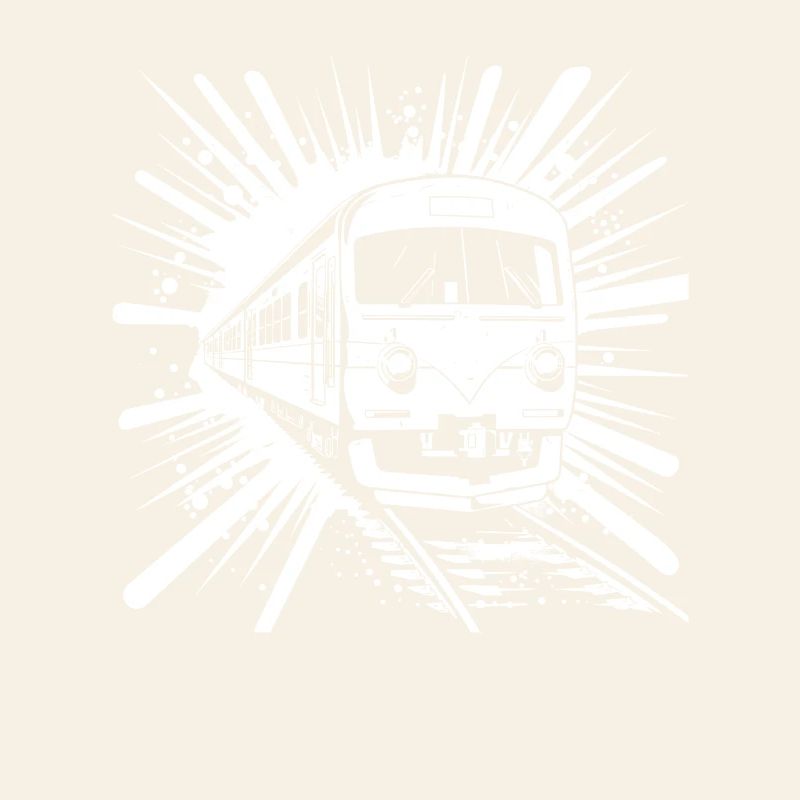 Look de bande dessinée ferroviaire