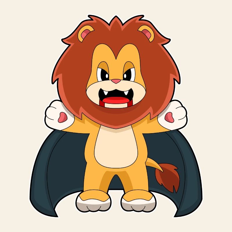 Lion Halloween Vampire