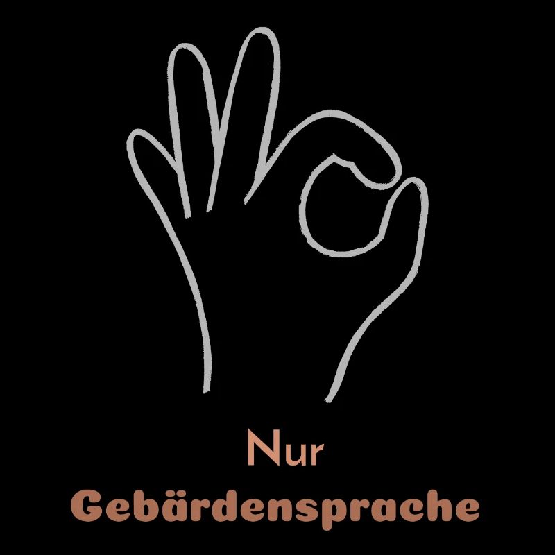 Sign language only