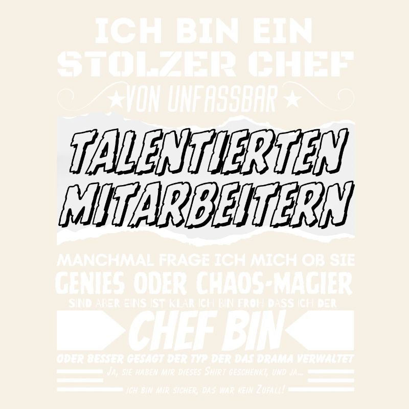 stolzer Chef Von Verdammt Tollen Mitarbeitern