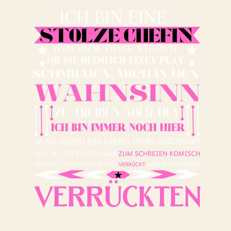 Ich bin eine stolze Chefin von einer Truppe