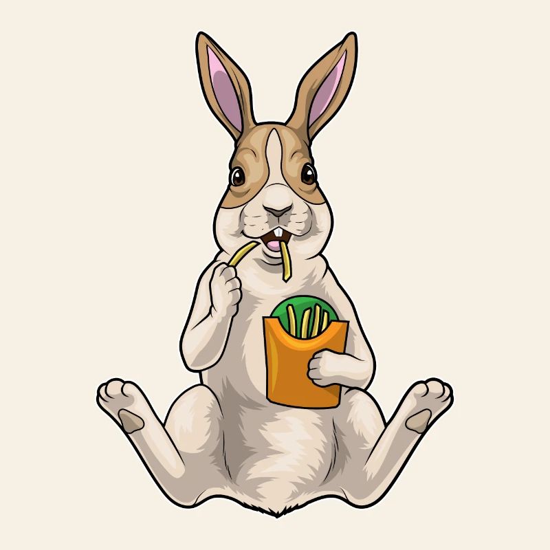 Frites lapin